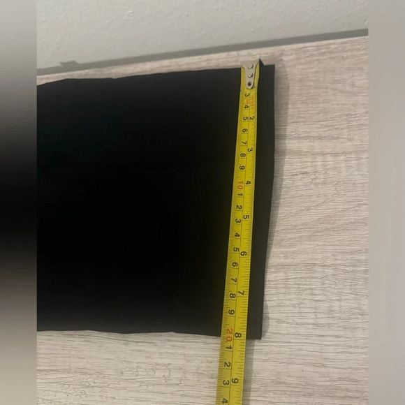 Robert Rodriguez Black Cropped Pants Luxe Ribbon Belt Career Office Size 8 - Picture 6 of 10